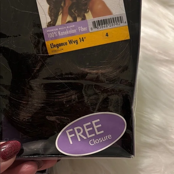 Sensationnel NIP BUNDLE 100% kanekalon fiber kanubia elegance Wvg 14” color 4 - Picture 6 of 8